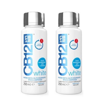 CB12 White Menta Suave Solução Bucal 2x250ml
