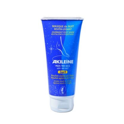 Akileine Máscara de Noite Revita-Alisadora 100ml, a fórmula exclusiva da Máscara de Noite Revita-Alisadora confere às peles mais secas os elementos indispensáveis para lhes dar a maciez e elasticidade naturais.
