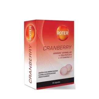 Roter Cranberry 30 Cápsulas, suplemento alimentar formulado com arando vermelho, equinácea e vitamina C indicado para manter as vias urinárias saudáveis e estimular as defesas naturais graças à equinácea.