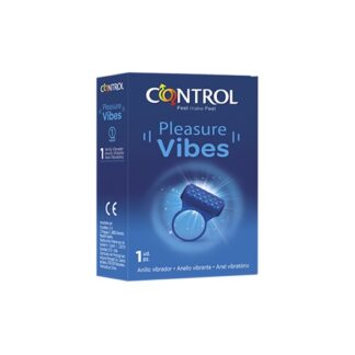 Control Pleasurer Vibes Anel Vibratório novas vibrações aos momentos de intimidade é transformado num jogo graças ao Pleasure Vibes, o anel vibrante com pontos elevados com um design inovador e ergonômico, que oferece prazer mútuo durante as relações sexuais.