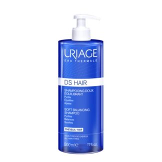Uriage Ds Champô Suave Equilíbrio 500ml, champô indicado para o tratamento da caspa seca e/ou oleosa.