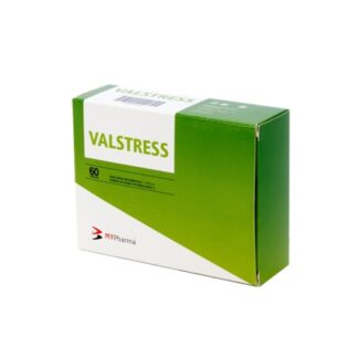 Valstress 60 Cápsulas suplemento alimentar contendo valeriana, passiflora e rodíola.