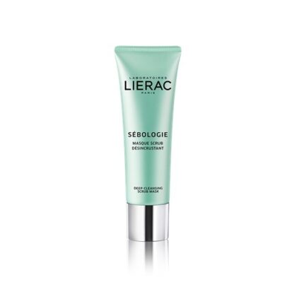 Lierac Sebologie Máscara Purificante 50ml, ação purificante imediata. Inspirada no protocolo de resurfacing purificante, esta máscara desincrusta imediatamente os poros e aclara a pele graças a argilas verdes e brancas purificantes e a microgrãos de origem vegetal.