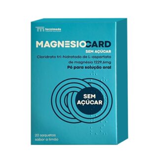 MagnesioCard Sem Açúcar 20 Saquetas