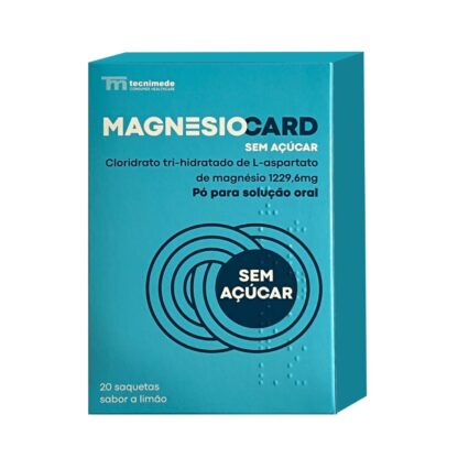 MagnesioCard Sem Açúcar 20 Saquetas