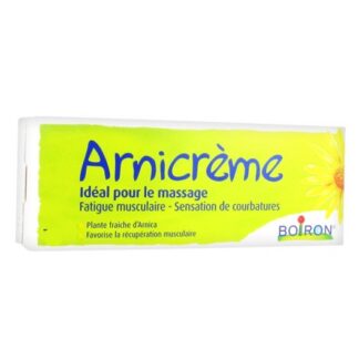 Arnicreme 120gr Boiron, creme suavizante e tonificante ideal para a massagem.
