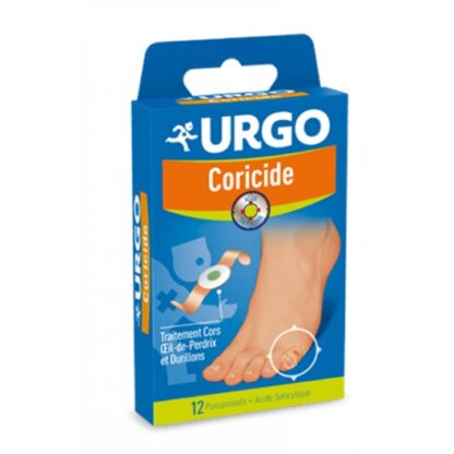 URGO Coricide 12 Pensos, Pensos calicida com ácido salicílico indicados para o tratamento tópico de calos e calosidades.