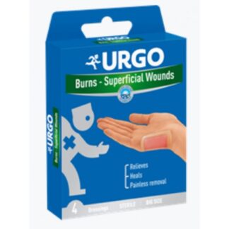 URGO Pensos Queimaduras 4 pensos 10x7 cm