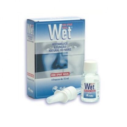 Wet Mini Spray Nasal 4 Frascos 15ml