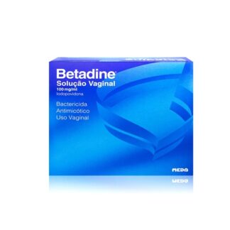Betadina Solução Ginecológica é uma solução aquosa para irrigações vaginais, não irritante, com 10% de iodopovidona.