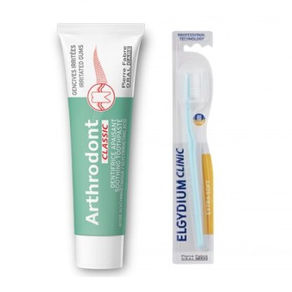 Arthrodont Pasta Classic 75ml, é uma pasta indicada para situações de problemas gengivas que têm associados edema e hemorragia. O seu constituinte enoxolona contribui para a melhoria do estado da gengiva, favorecendo a eficácia da escovagem