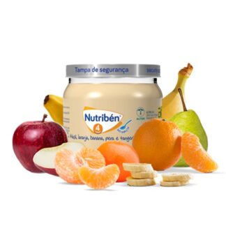 Nutribén Boião Maça Laranja Banana Pera Tangerina 120gr