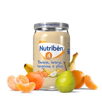 Nutribén Boião Banana Laranja Tangerina e Pera 235gr