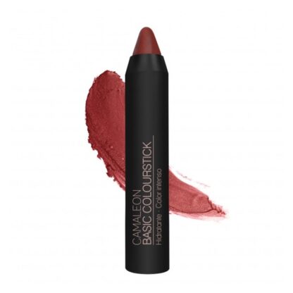 Camaleon Basic Colourstick Terra 4gr, batom hidratante de longa duração, cor terra.