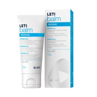 LETIbalm Creme Peribucal 30ml, repara e protege a pele exposta à saliva e humidade contínua.