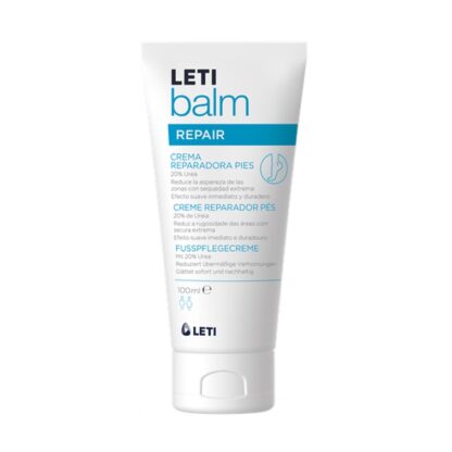 LETIbalm Creme Reparador Pés 100ml reduz a rugosidade das áreas com secura extrema. Efeito suave imediato e duradouro.