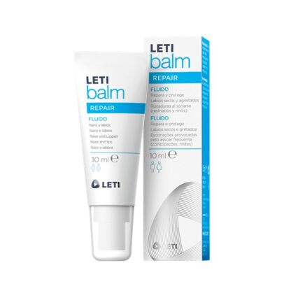 LETIbalm Fluído Reparador Nariz e Lábios 10ml, bálsamo reparador fluído para o cuidado do nariz e dos lábios durante todo o ano.