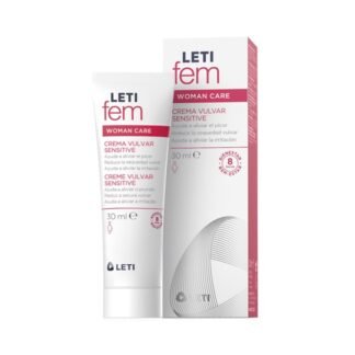 LETIfem Creme Vulvar Sensitive 30ml, creme hidratante e protector especialmente formulada para a zona vulvar para prevenir desconforto
