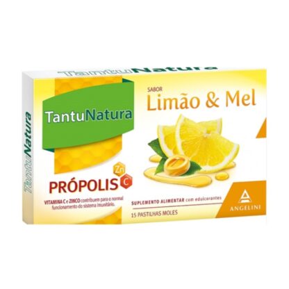 Tantunatura Pastilhas Limão e Mel 15 Unidades