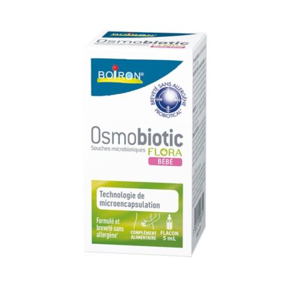 Boiron Osmobiotic Flora Bebé Etapa 5ml  dos laboratórios Boiron fornecem suporte para o sistema digestivo