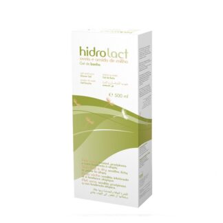 Hidrolact Gel Banho Aveia e Milho 500ml, gel de banho que alivia os sintomas da pele seca, limpando sem agredir.
