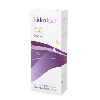 O gel de banho Hidrolact foi produzido para a higiene diária de peles secas, fragilizadas e delicadas
