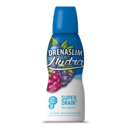 DrenaSlim Hydra Super Drain 450ml é um drenante natural à base de plantas que, associado a uma alimentação saudável e equilibrada, ajuda a combater o excesso de peso.