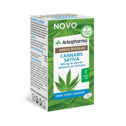Arkocápsulas Cannabis Sativa 45 Cápsulas