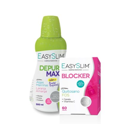 Easyslim Depur Max Frutos Tropicais 500ml + Blocker 60 Cápsulas