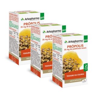 Arkocápsulas Própolis BIO 40 Cápsulas - Leve 3 Pague 2
