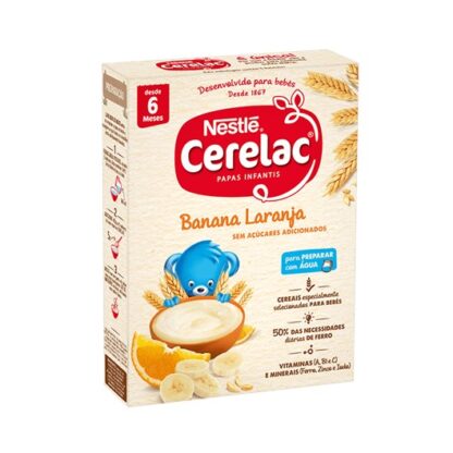 Nestlé Cerelac Papa Láctea Banana Laranja 250gr