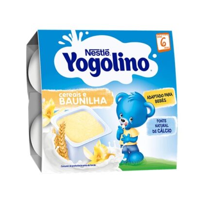 Nestlé Yogolino Cereais/Baunilha 6M+ 4x100g