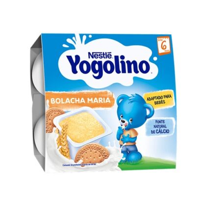 Nestlé Yogolino Cereais Bolacha Maria 6M+ 4x100gr