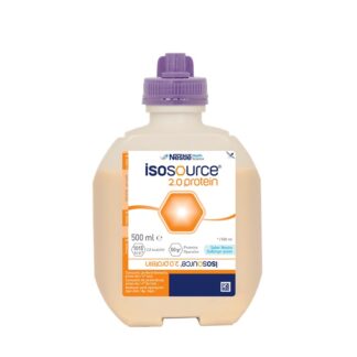 Nestlé Isosource 2.0 Protein Neutro 500ml, dieta para a gestão nutricional de doentes com necessidades energéticas e proteicas aumentadas,