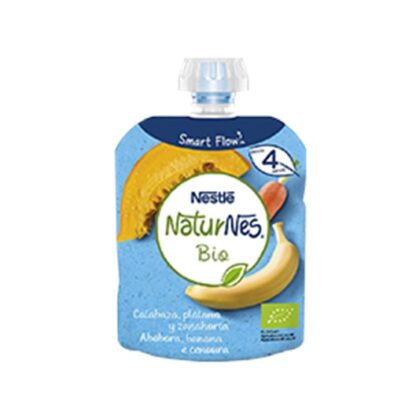 Nestlé Naturnes Bio Banana/Abóbora/Cenoura 4M+ 90gr