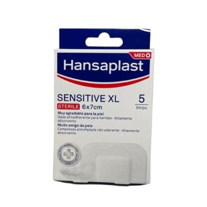 Hansaplast Sensitive XL (6X7 cm) 5 unidades