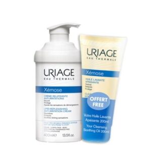 Uriage Xémose Creme Emoliente 400 ml + Oferta do Xémose Óleo Lavante 200 ml