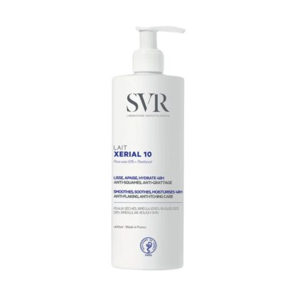 Diga adeus à pele seca, áspera e com descamação com o SVR Xérial 10 Leite Corpo 48H 400 ml