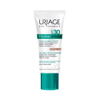 Uriage Hyséac 3-Regul Cuidado Global SPF30 com Cor – 40ml