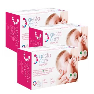 GestaCare Lactação 4x60 Cápsulas é um suplemento alimentar com Vitaminas e Minerais, enriquecido com folato biológicamente ativo Quatrefolic® (Ácido Fólico