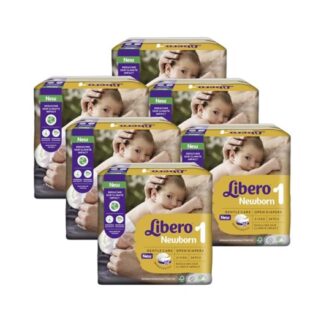Libero Newborn 1 Fraldas 2-5kg 6x24 Unidade