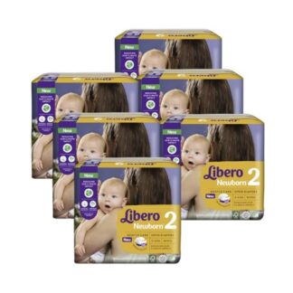 Libero Newborn 2 Fraldas 3-6kg 6x34 Unidade