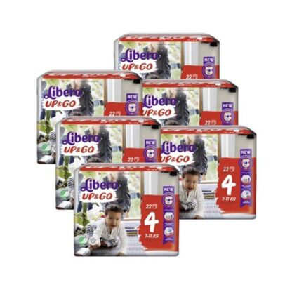 Libero UP & GO 4 Cueca 7-11Kg 6x22 Unidades