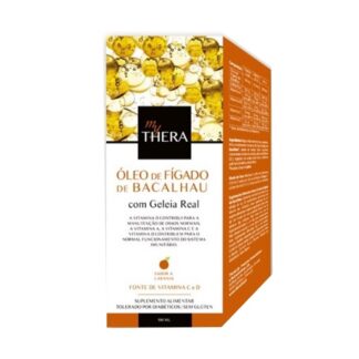 MyThera Óleo Fígado Bacalhau e Geleira Real 500ml, é um suplemento que reforça o sistema imunitário e protege o organismo para grande parte das gripes. 