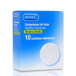 ALVITA COMPRESSA GAZE ESTÉRIL 10X10 X10 PHARMASCALABIS