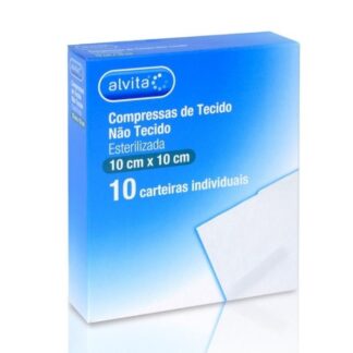 ALVITA COMPRESSAS TNT ESTÉRIL 10X10 X10 PHARMASCALABIS