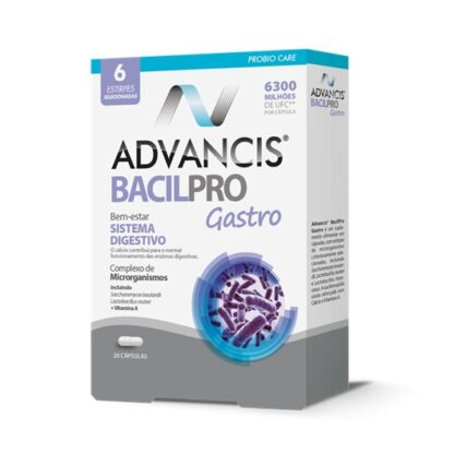 Advancis Bacilpro Gastro 20 Cápsulas