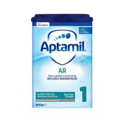 Aptamil® AR 1 é um alimento para fins medicinais específicos indicado para a gestão nutricional do refluxo gastro-esofágico ou da regurgitação excessiva em lactentes desde o nascimento até aos 6 meses de idade. É um alimento nutricionalmente completo e adequado como fonte alimentar única até aos 6 meses de idade.