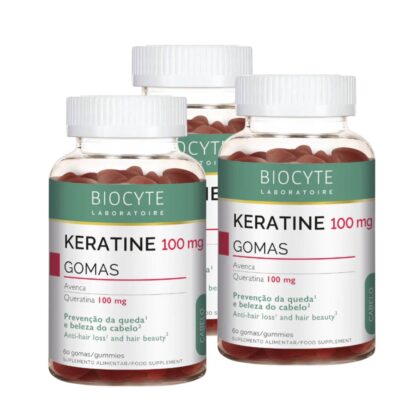 Biocyte Keratine 3 x 60 Gomas