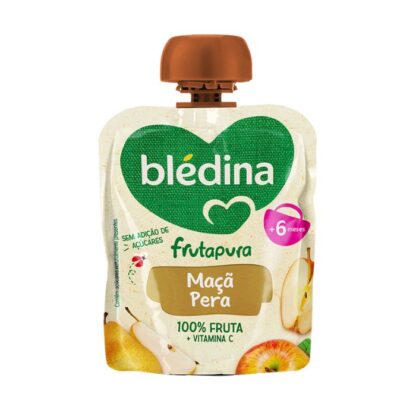 Blédina Frutapura Maçã Pera 85gr